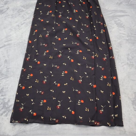 Madewell Floral Maxi Dress - Black and Red - Picture 10 of 16